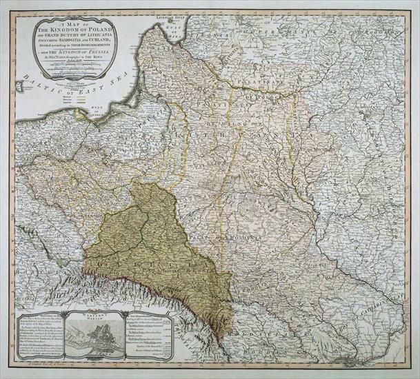 Mapy Polski z różnych okresów - 1799_Fadden_Poland_dismembered.jpg