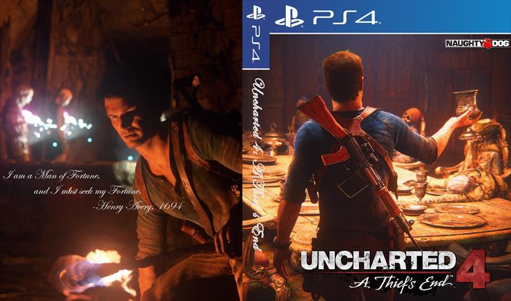  Covers PS4 - Uncharted 4 A Thiefs End PS4 -Cover.png