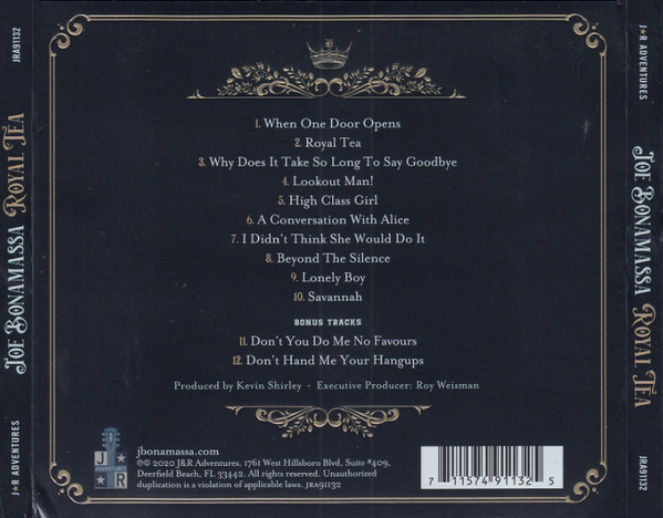 CD BACK COVER - CD BACK COVER - JOE BONAMASSA - Royal Tea.bmp